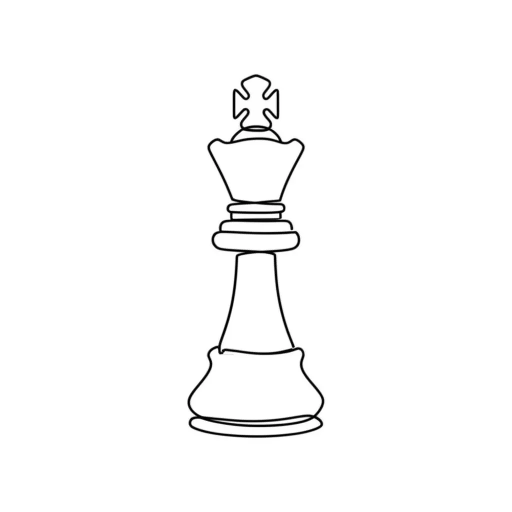 Minimalist Black King Tattoo Design Minimalist Black King Tattoo Design
