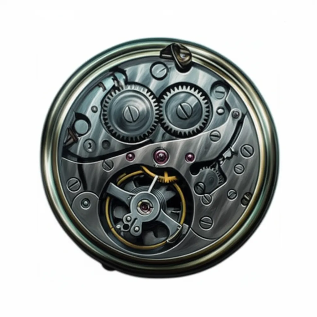 Hyperrealistic Busted Pocket Watch with Nautical Background Tattoo Hyperrealistic Busted Pocket Watch with Nautical Background Tattoo