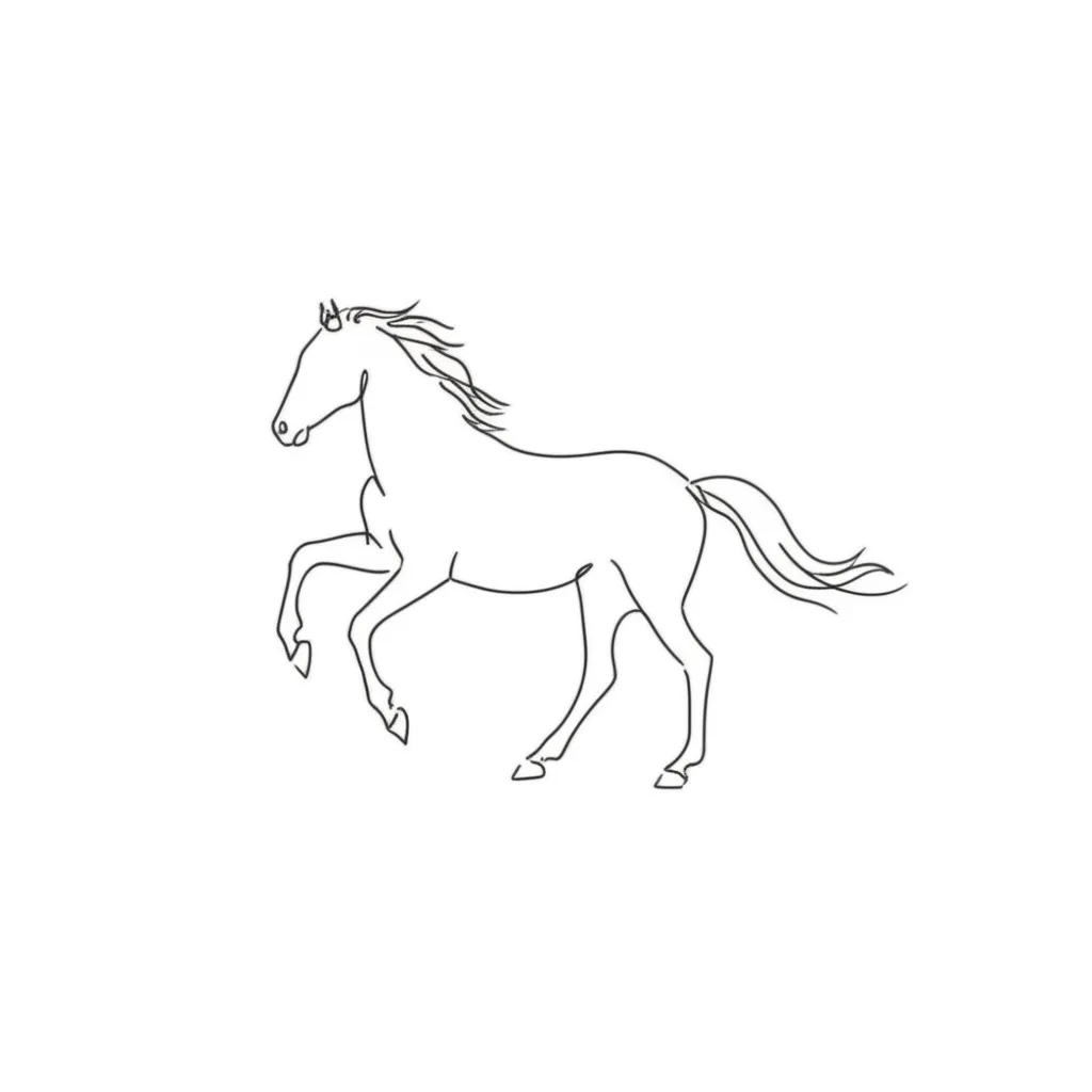 Pale Horse Tattoo: Minimalist Design & Meaning