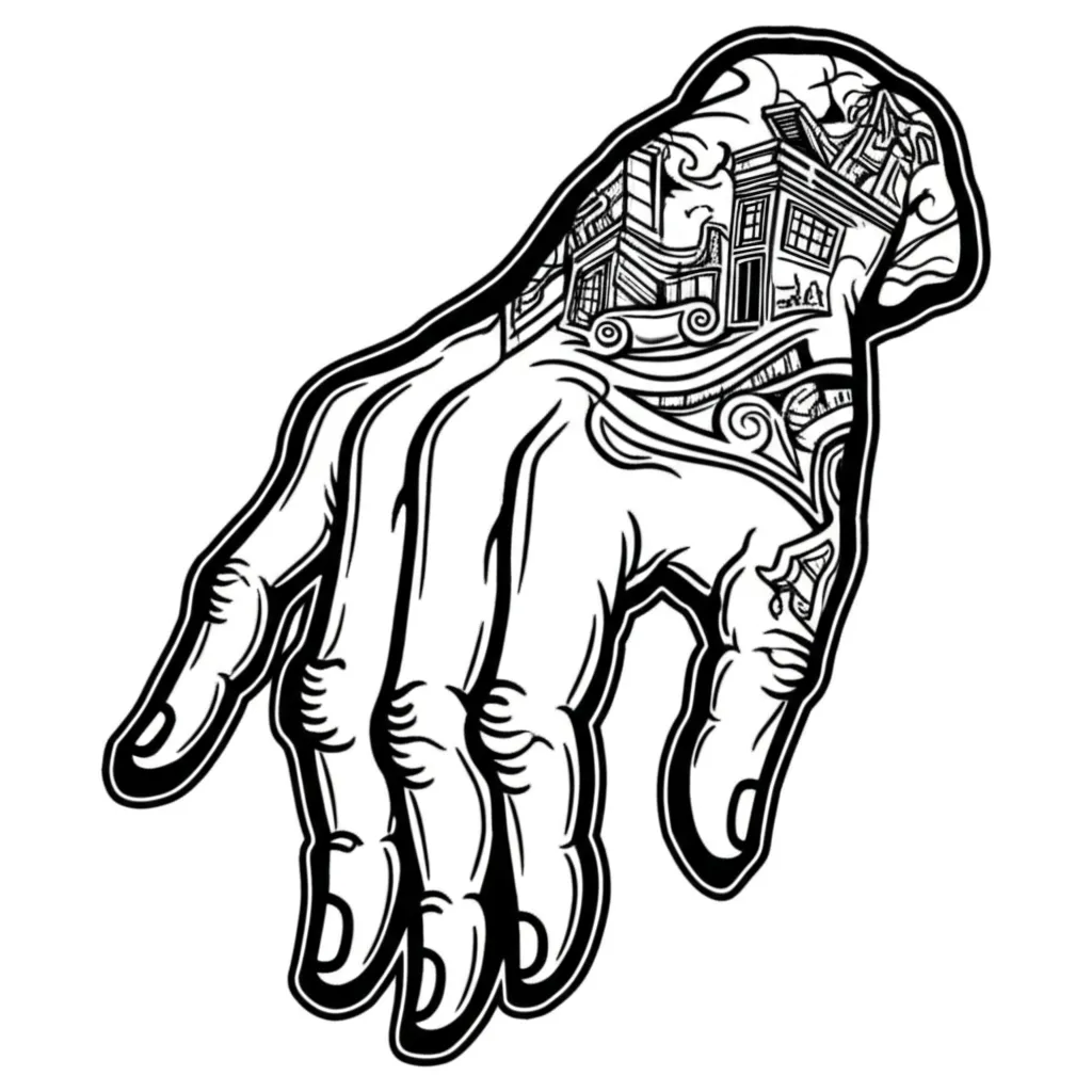 Graffiti Hand Tattoo Design: Urban Art on Skin
