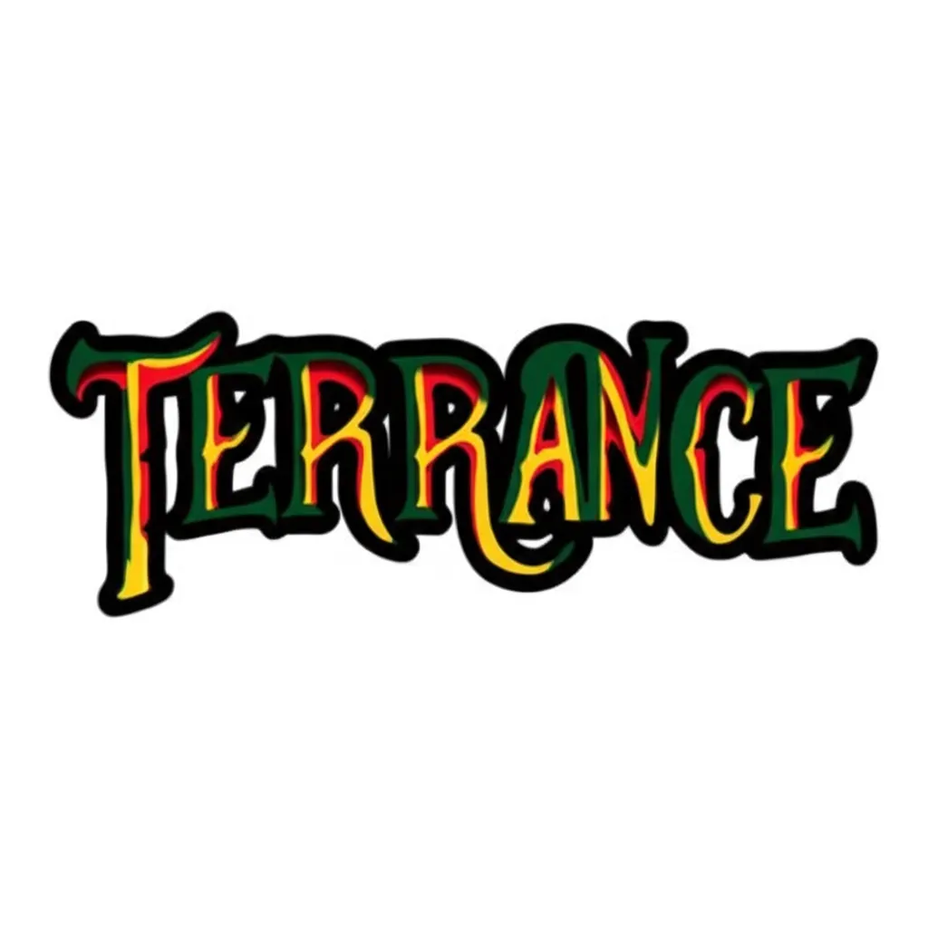 Terrance Name Tattoo - Old School Style Personalized Design