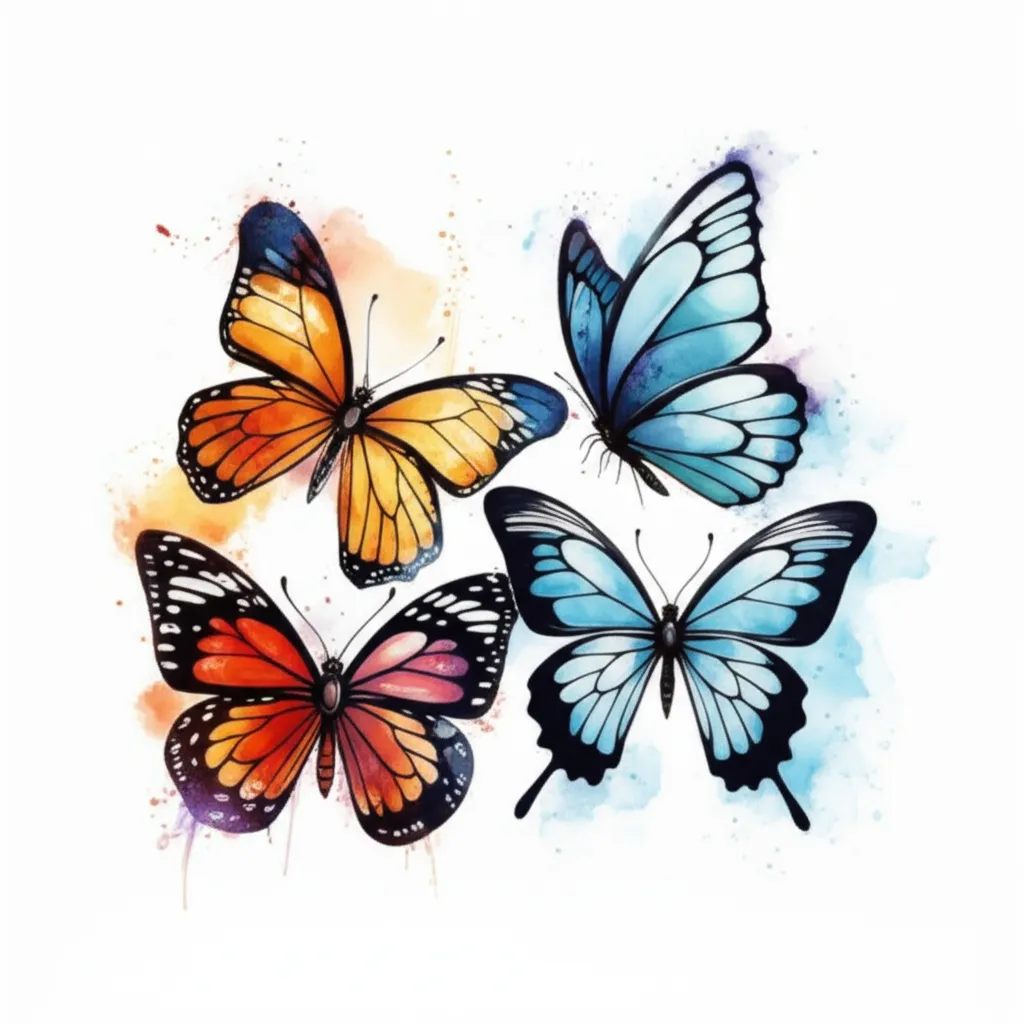 Watercolor Butterfly Tattoo Designs: Ideas & Inspiration Watercolor Butterfly Tattoo Designs: Ideas & Inspiration