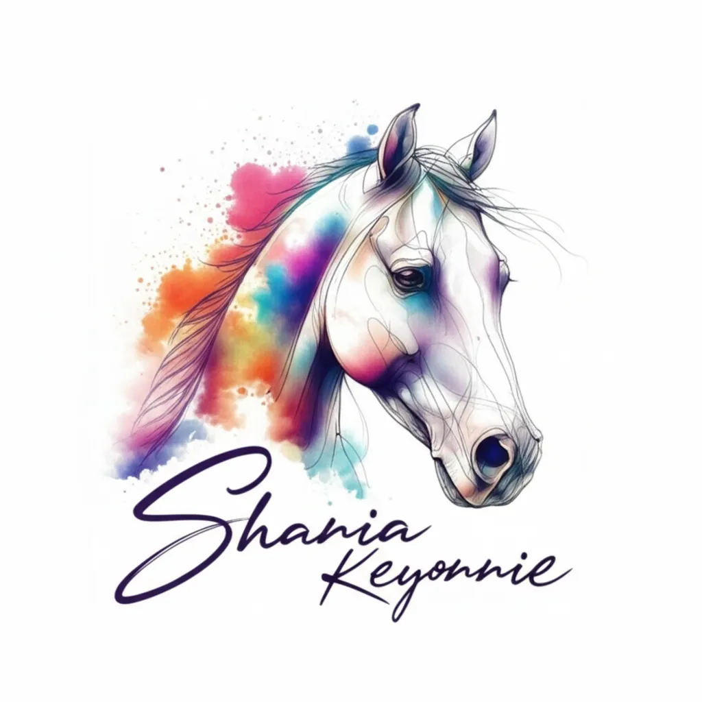 Shania Keyonnie Horse Watercolor Tattoo Design Shania Keyonnie Horse Watercolor Tattoo Design