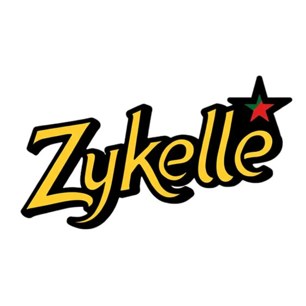 Zykelle Old School Tattoo with Stars - Custom Name Design