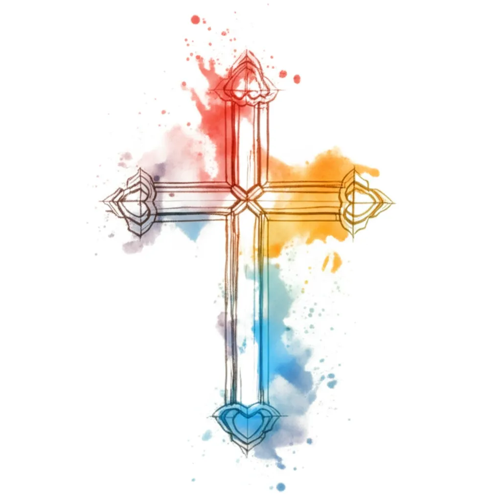 Watercolor Cross Tattoo Design: Meaning and Ideas Watercolor Cross Tattoo Design: Meaning and Ideas