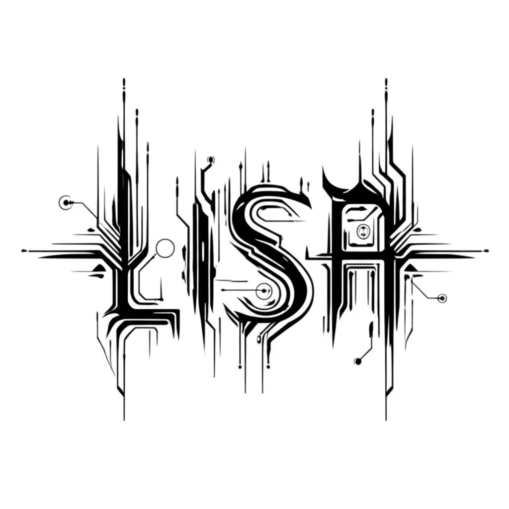 Lisa Cyber Sigilism Name Tattoo Design