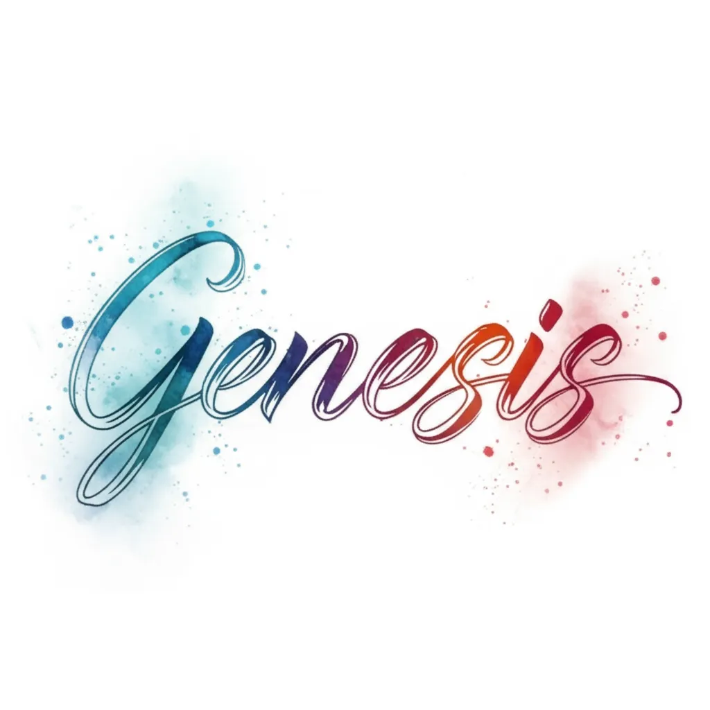 Genesis Watercolor Tattoo Design - Meaning & Ideas