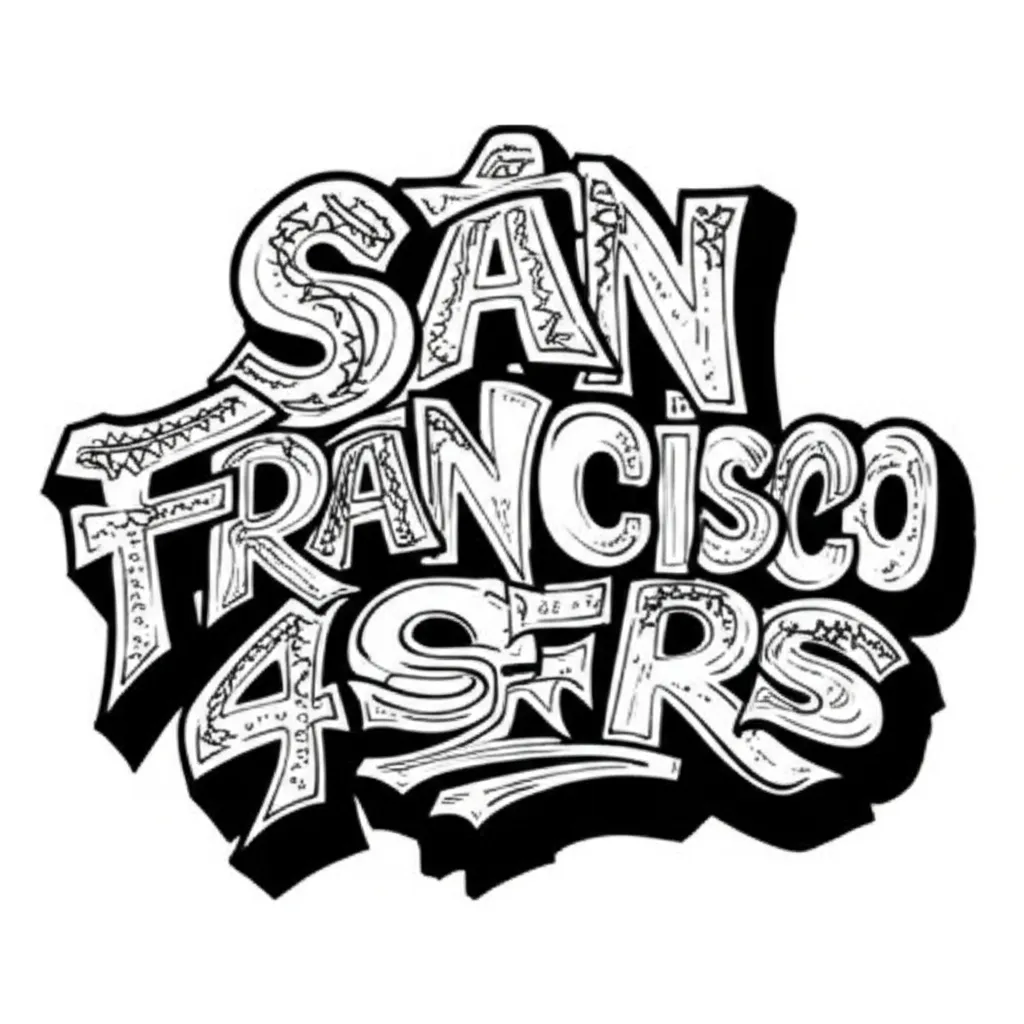 San Francisco 49ers Graffiti Tattoo Design San Francisco 49ers Graffiti Tattoo Design