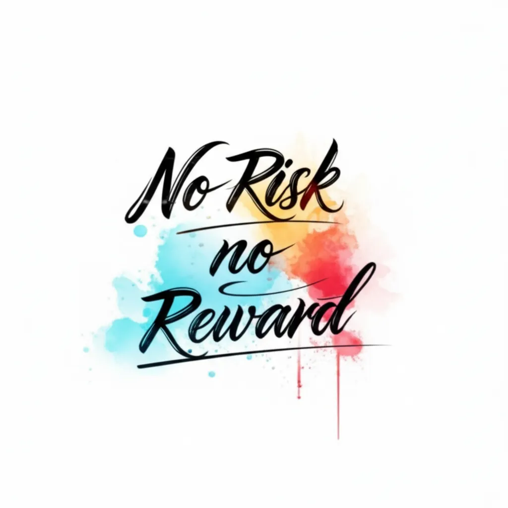 No Risk No Reward Watercolor Tattoo Design No Risk No Reward Watercolor Tattoo Design