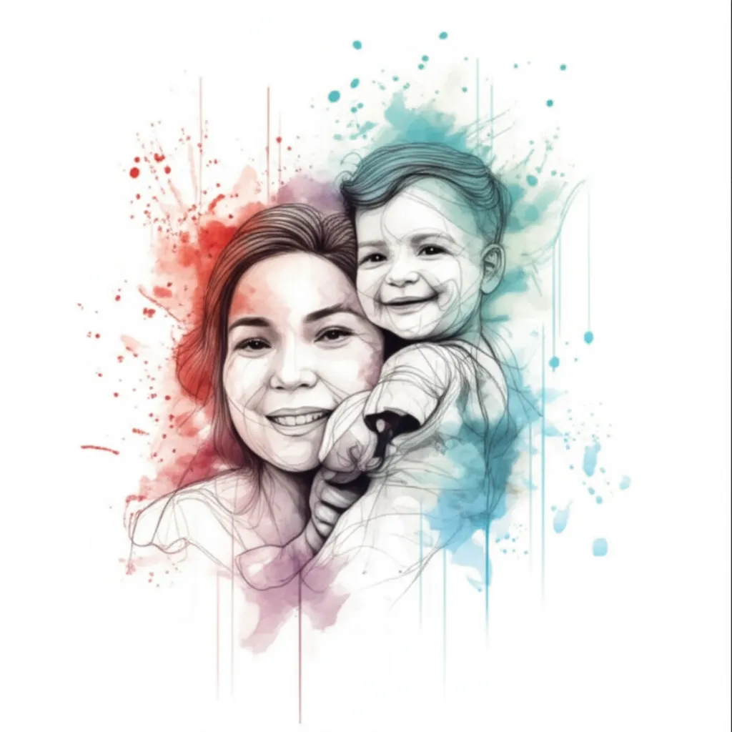 Family Over Everything Watercolor Sleeve Tattoo Design