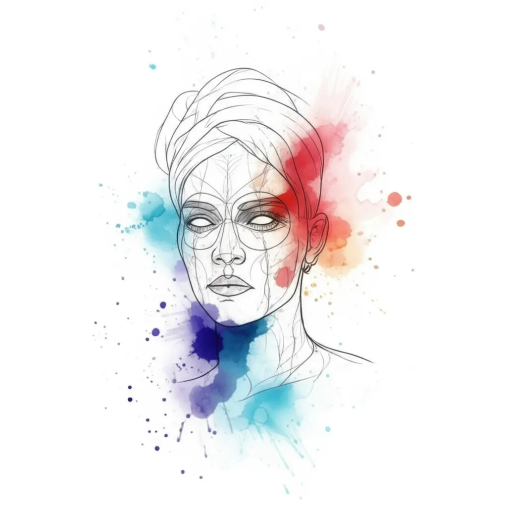 Unbreakable Watercolor Tattoo Design