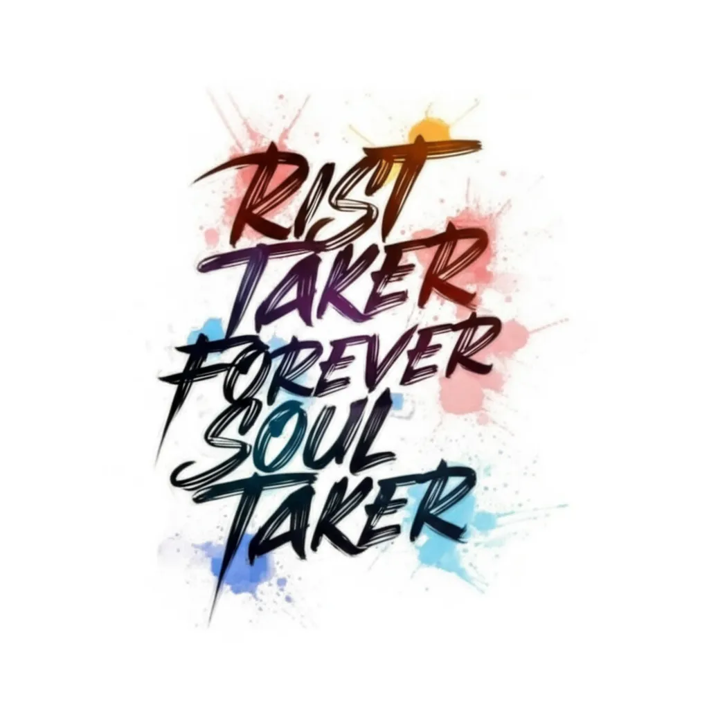 Rist Taker Forever Soul Taker Watercolor Tattoo Design Rist Taker Forever Soul Taker Watercolor Tattoo Design
