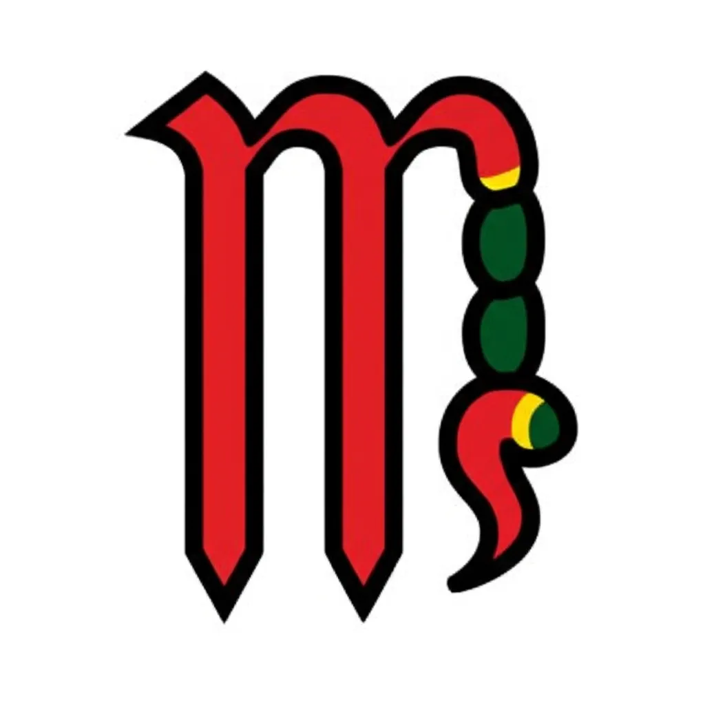 Old School Scorpio Symbol Tattoo Design Old School Scorpio Symbol Tattoo Design