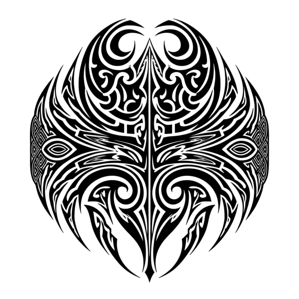 Tribal American Flag Tattoo Design Tribal American Flag Tattoo Design