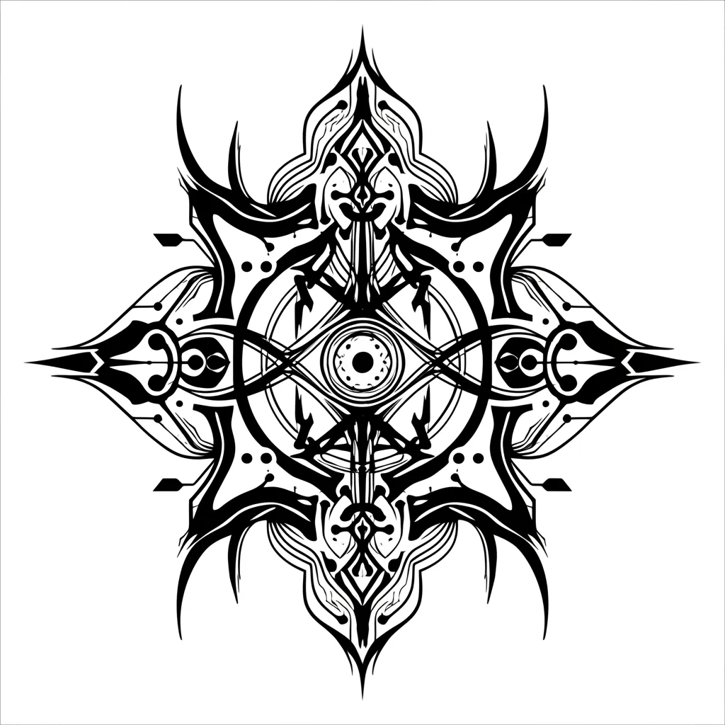 Year of the Dragon 2000 Cyber Sigilism Quarter Sleeve Tattoo Year of the Dragon 2000 Cyber Sigilism Quarter Sleeve Tattoo