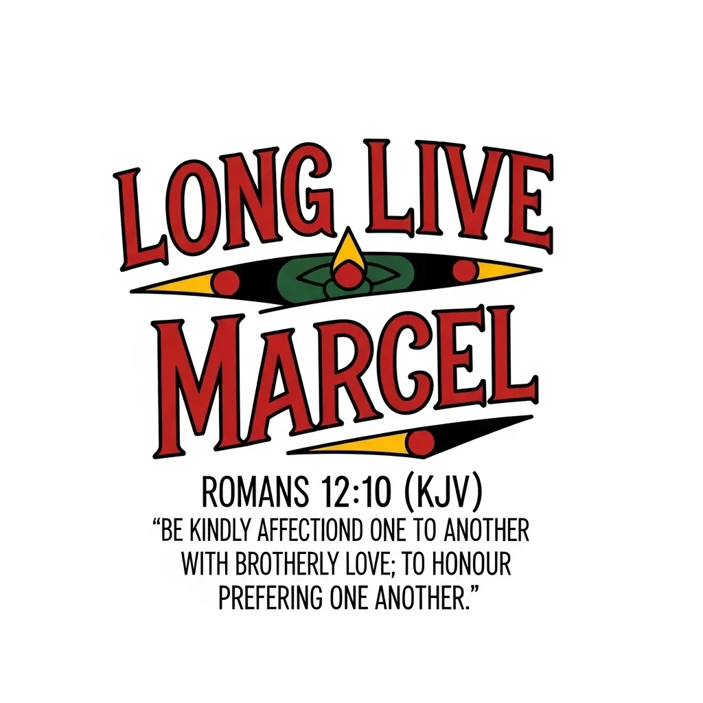 Long Live Marcel American Traditional Tattoo Design Long Live Marcel American Traditional Tattoo Design