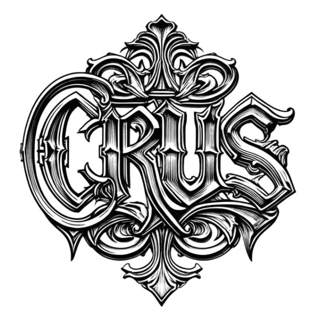 Gothic CRUZ Tattoo Design Gothic CRUZ Tattoo Design