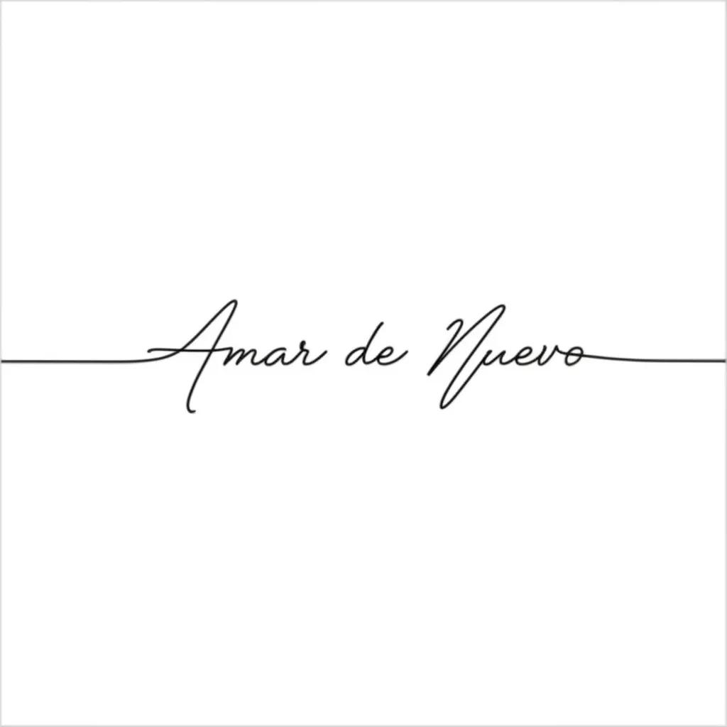 Amar De Nuevo Minimalist Cursive Tattoo Design Amar De Nuevo Minimalist Cursive Tattoo Design