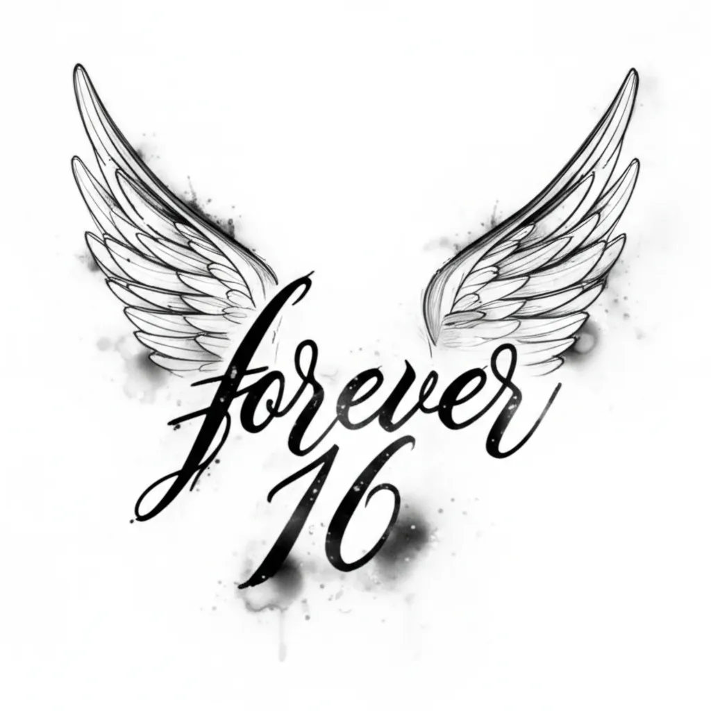 Forever 16 Wings Tattoo - Meaning, Designs & Ideas