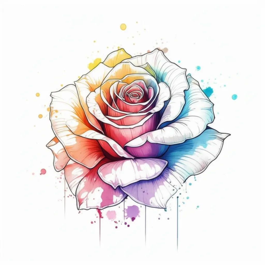 Watercolor Rose Tattoo Design: Meaning, Placement & Ideas