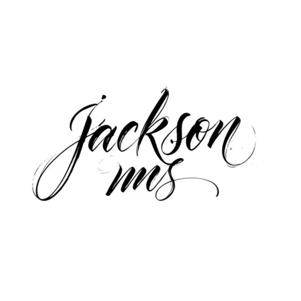 Jackson MS Calligraphy Tattoo Design Idea