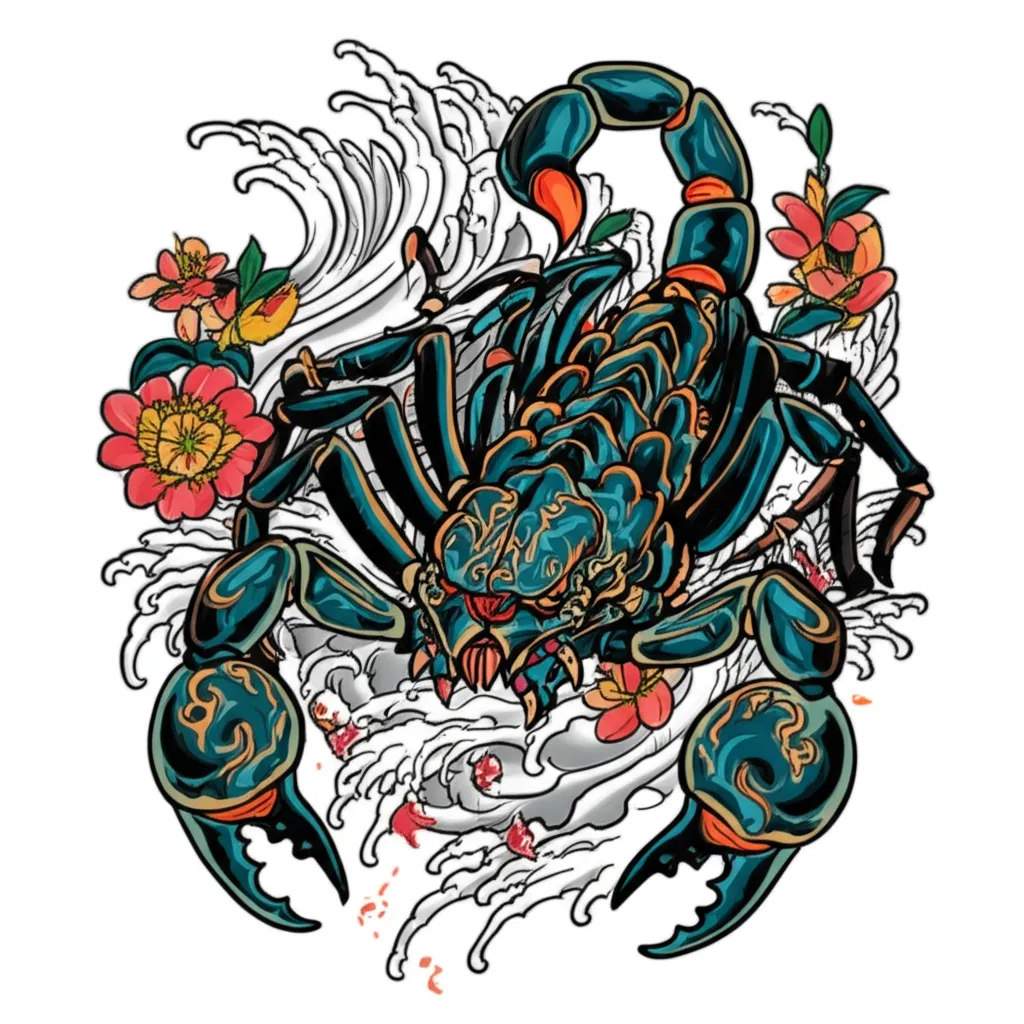 Japanese Scorpion Tattoo Design - Meaning and Ideas Japanese Scorpion Tattoo Design - Meaning and Ideas