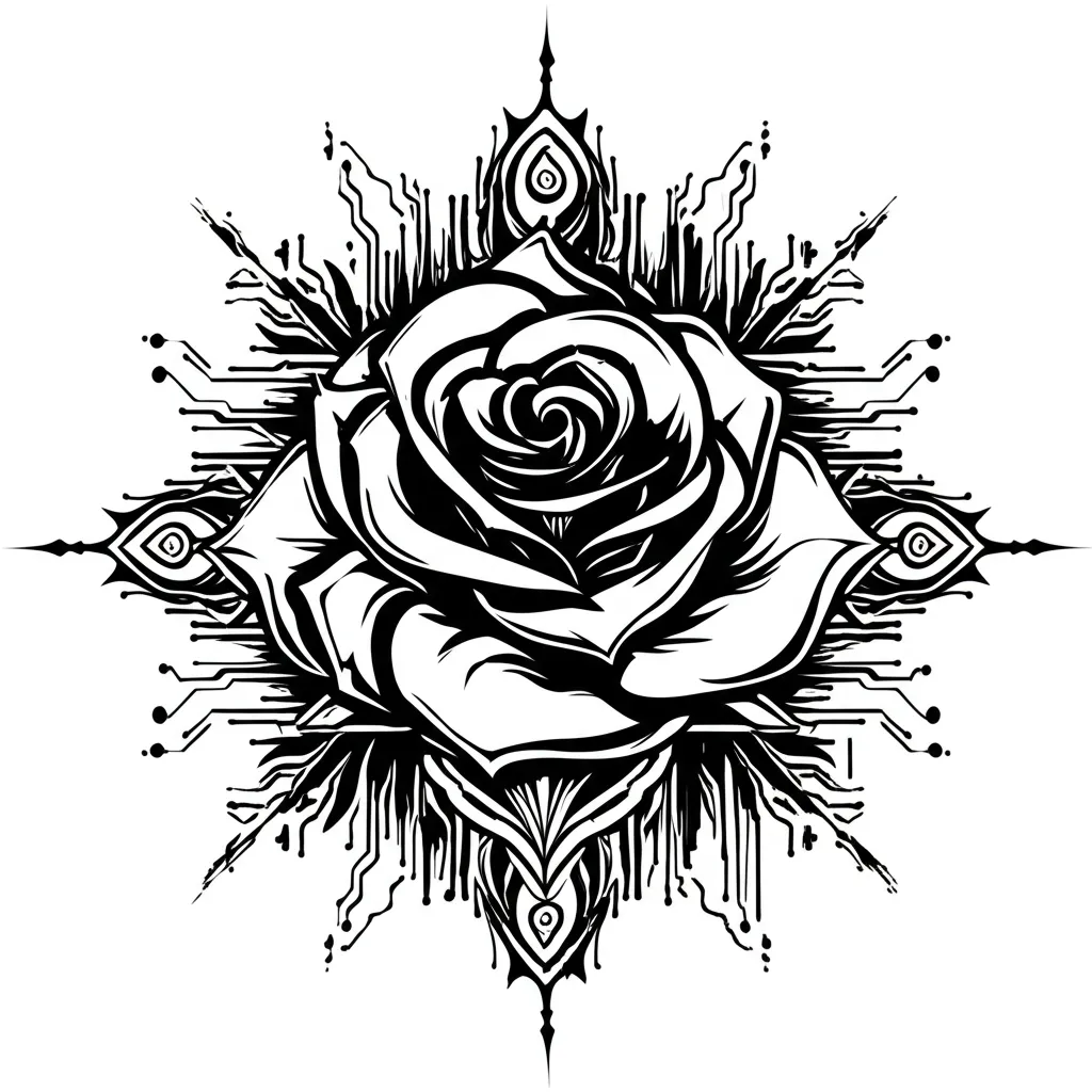 Cyber Sigilism Money Rose Tattoo: Meaning & Designs Cyber Sigilism Money Rose Tattoo: Meaning & Designs