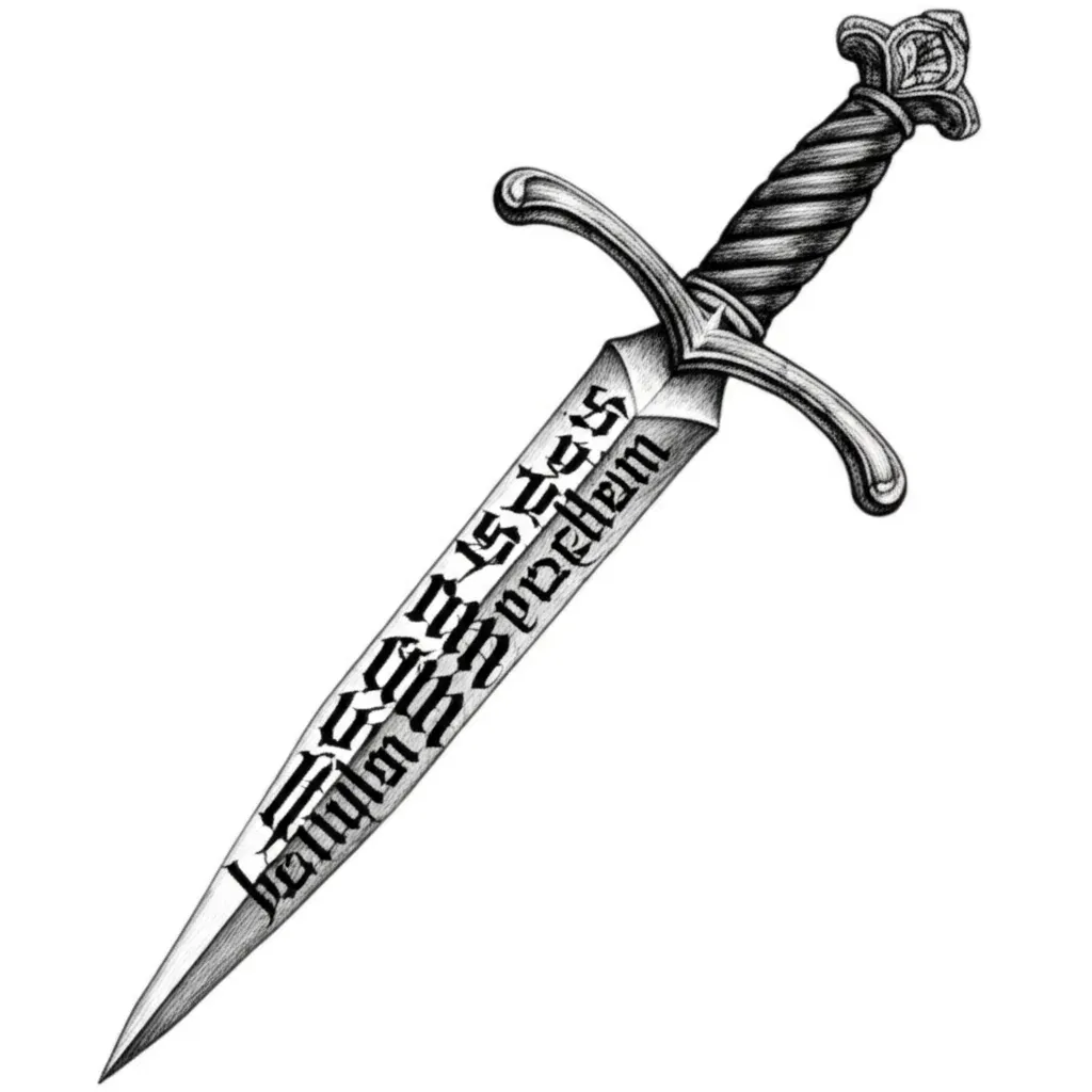 Si Vis Pacem Parabellum Sword Tattoo: Illustrative Design Si Vis Pacem Parabellum Sword Tattoo: Illustrative Design