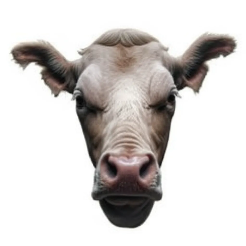 Hyperrealistic Cow Tattoo Design for Family and Remembrance Hyperrealistic Cow Tattoo Design for Family and Remembrance