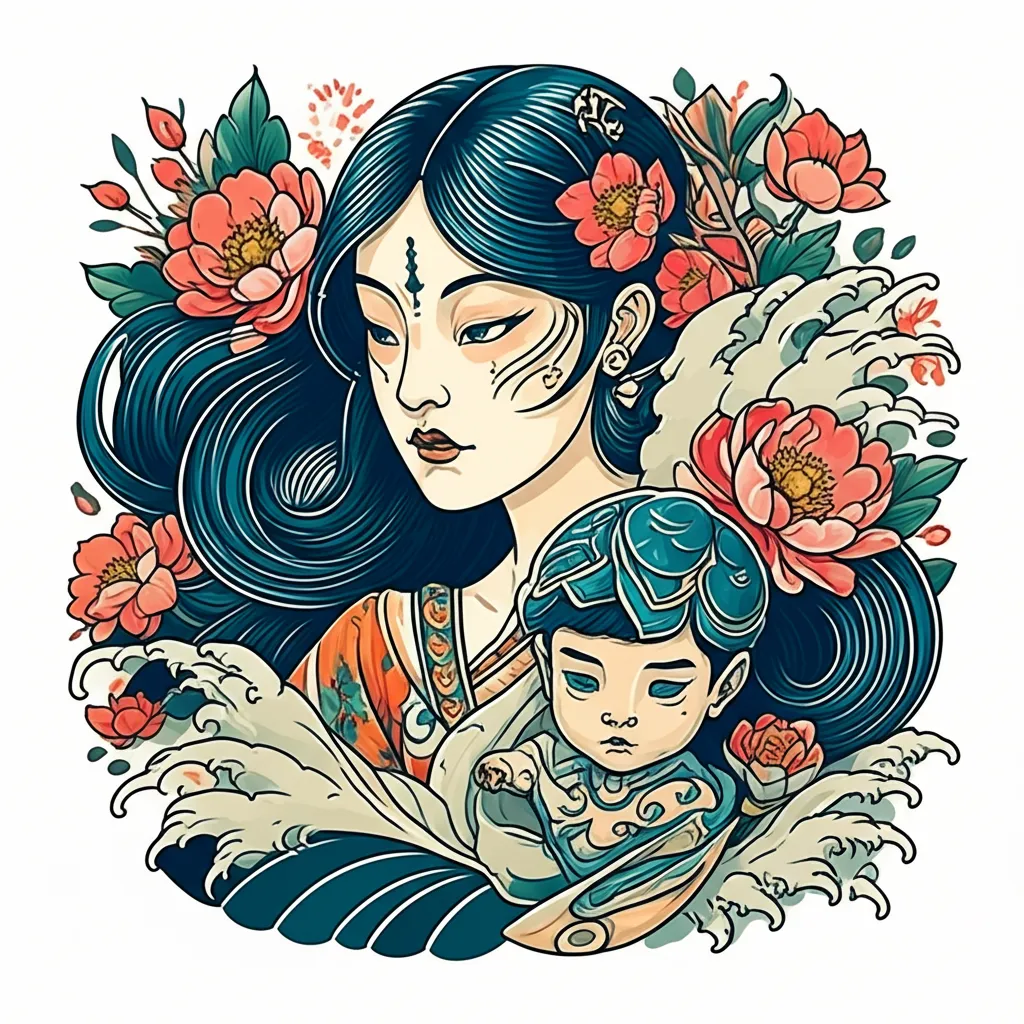 Grace, Leo, Calvin, Lucy Japanese Tattoo Design Grace, Leo, Calvin, Lucy Japanese Tattoo Design