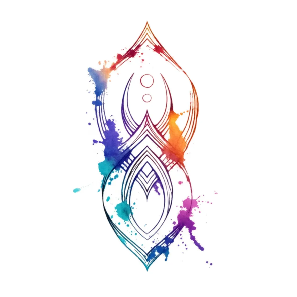 Healed Symbol Watercolor Tattoo Design: Meaning & Inspiration Healed Symbol Watercolor Tattoo Design: Meaning & Inspiration