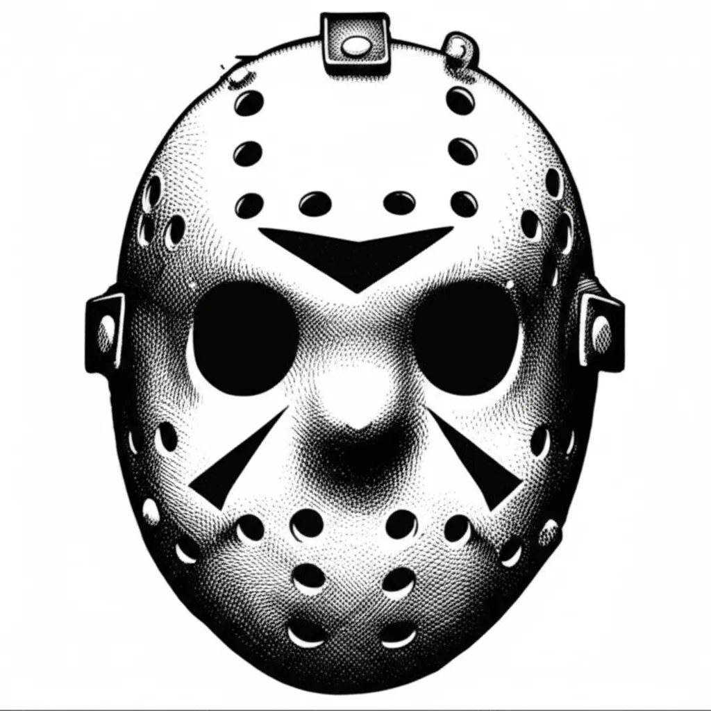 Scary Jason Mask Gothic Tattoo Design Scary Jason Mask Gothic Tattoo Design