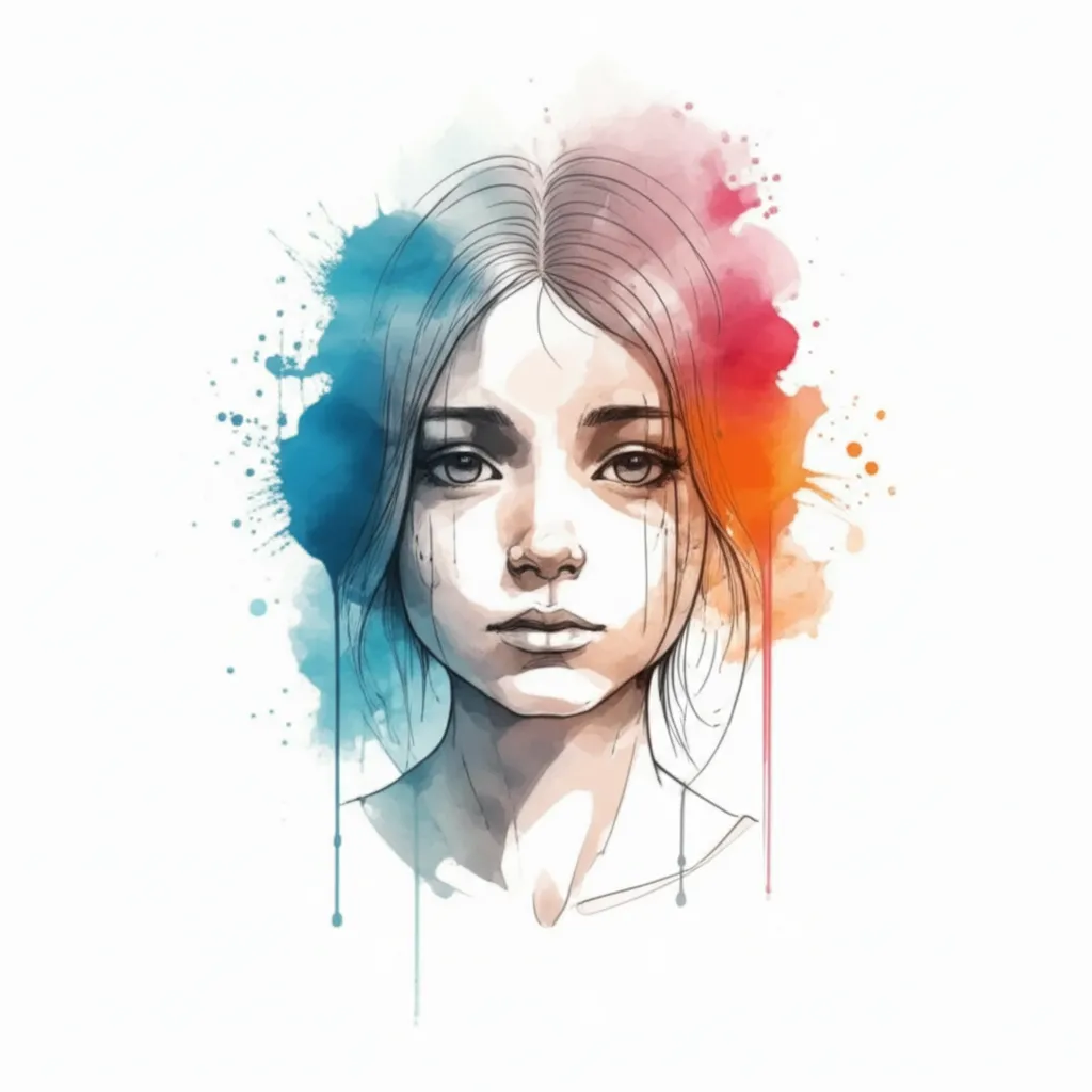 Broken Girl Watercolor Tattoo: Meaningful Art for Healing Broken Girl Watercolor Tattoo: Meaningful Art for Healing