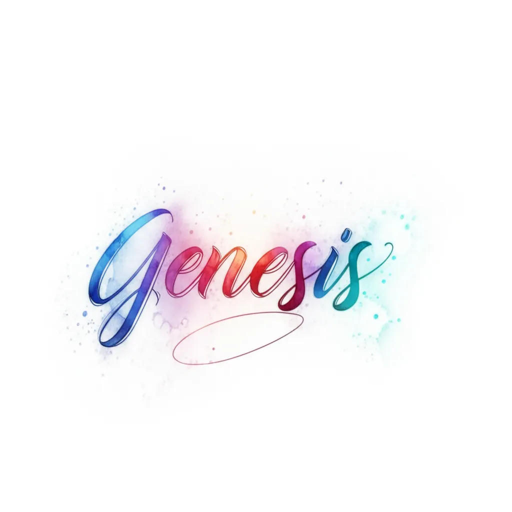 Genesis Watercolor Tattoo Design - Meaning & Ideas