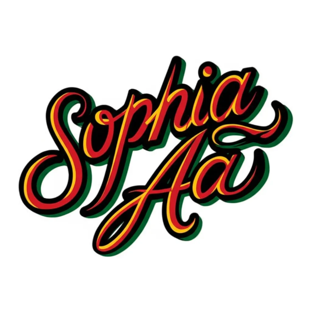 Sophiaa Name Tattoo - Old School Lettering Design