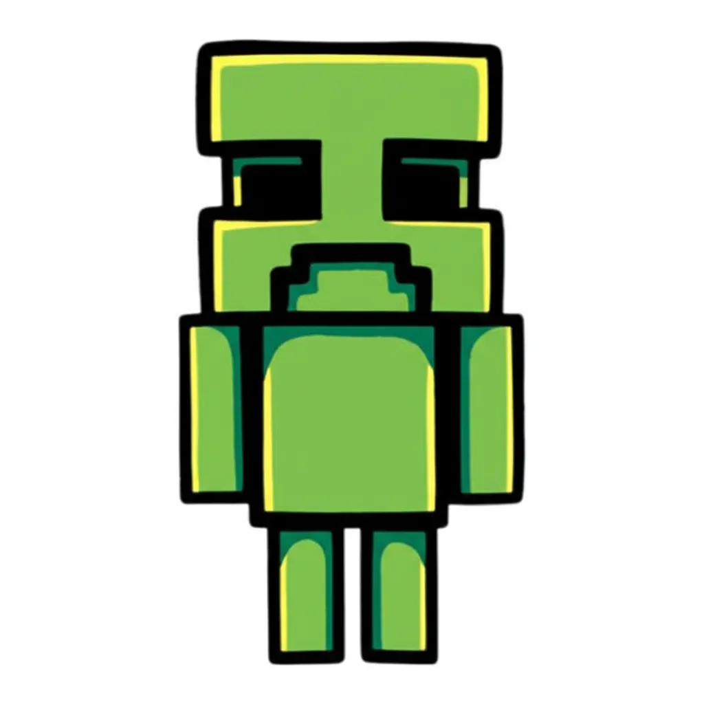 Anime Minecraft Totem of Undying Tattoo Design