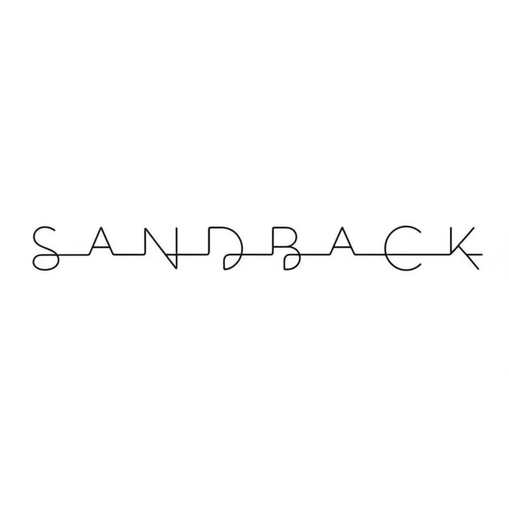Sandback Minimalist Name Tattoo Design in Old Font Sandback Minimalist Name Tattoo Design in Old Font