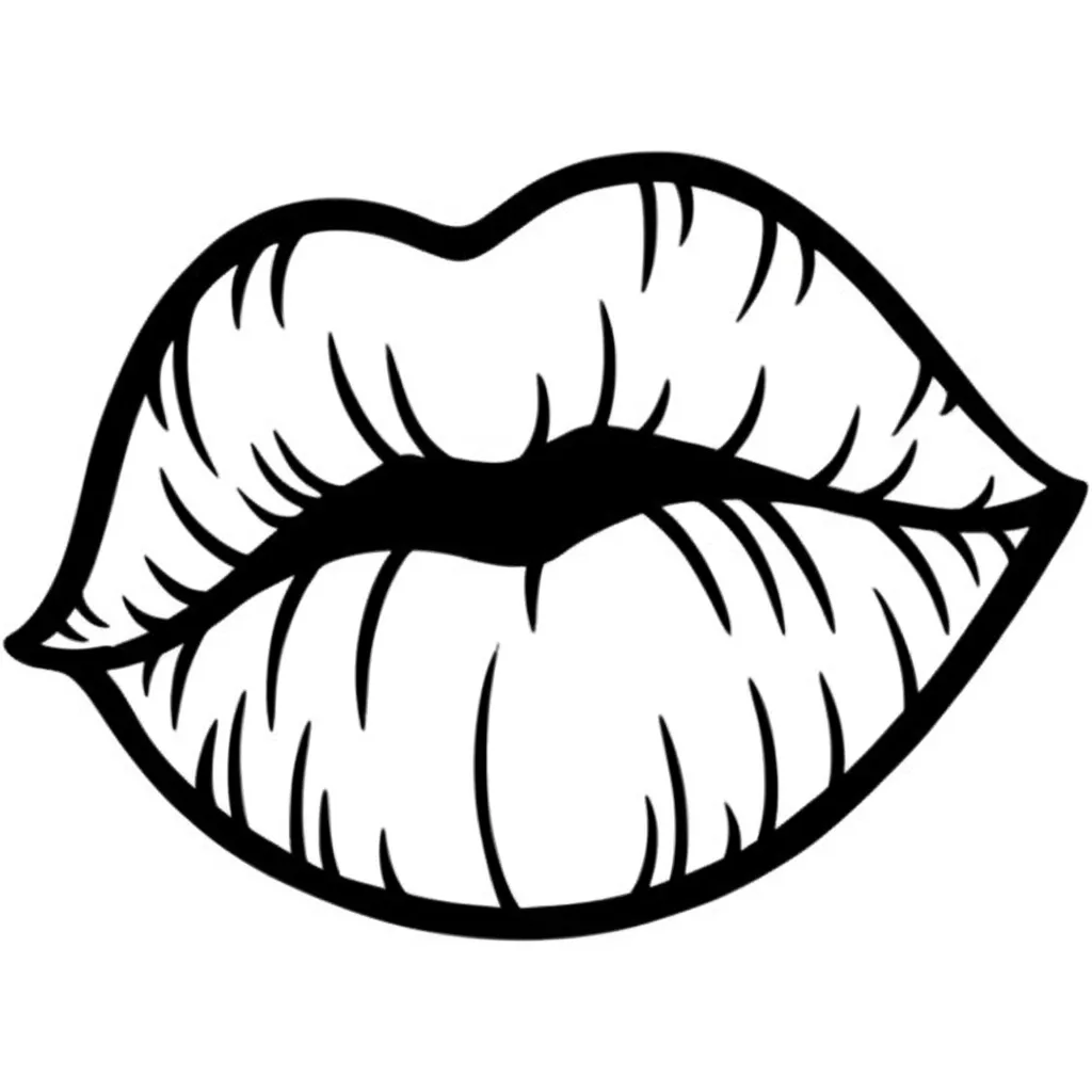 Graffiti Lips Tattoo Design - Bold and Edgy Art Graffiti Lips Tattoo Design - Bold and Edgy Art