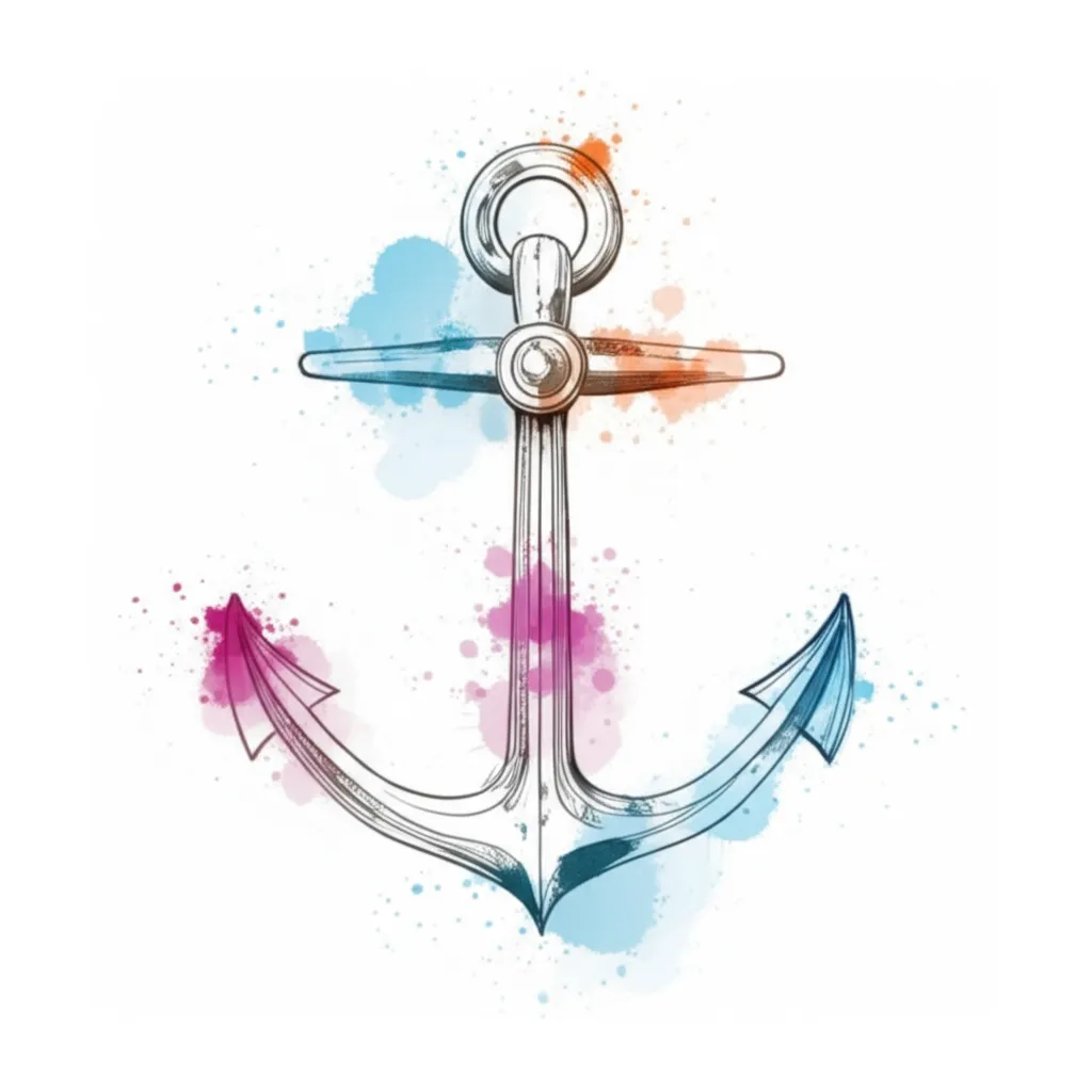 Watercolor Anchor Tattoo: Meaning, Design Ideas & Placement Watercolor Anchor Tattoo: Meaning, Design Ideas & Placement