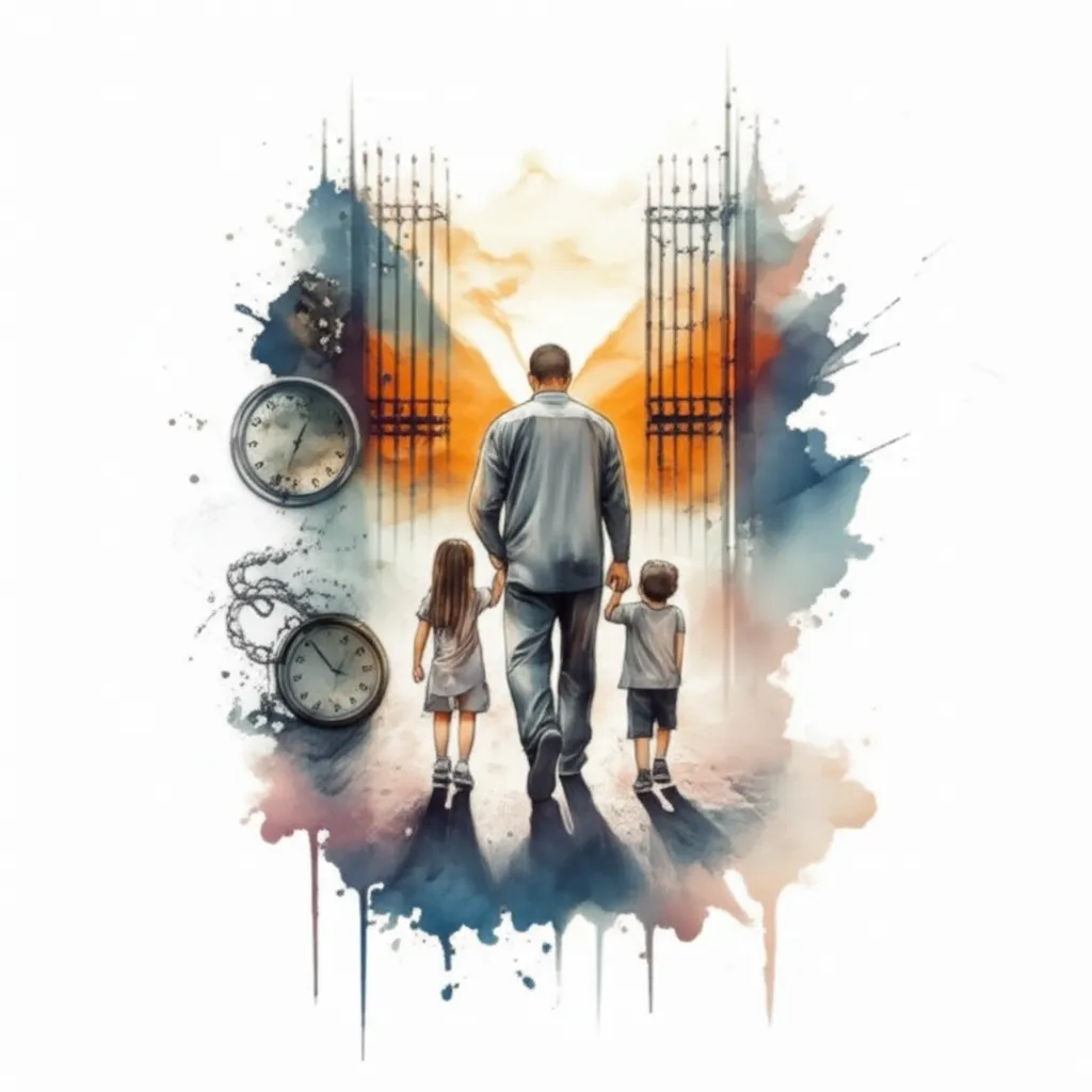 Watercolor Tattoo Design: Freedom, Family, and New Beginnings