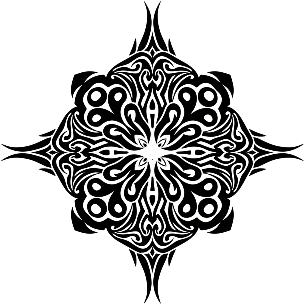 Tribal Tattoo Design: Love, Faith, and Strength Symbol Tribal Tattoo Design: Love, Faith, and Strength Symbol