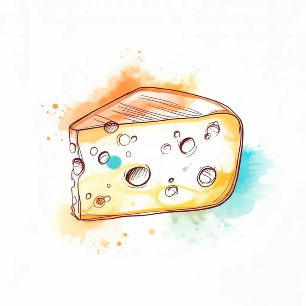 Stilton Cheese Watercolor Tattoo Design Stilton Cheese Watercolor Tattoo Design