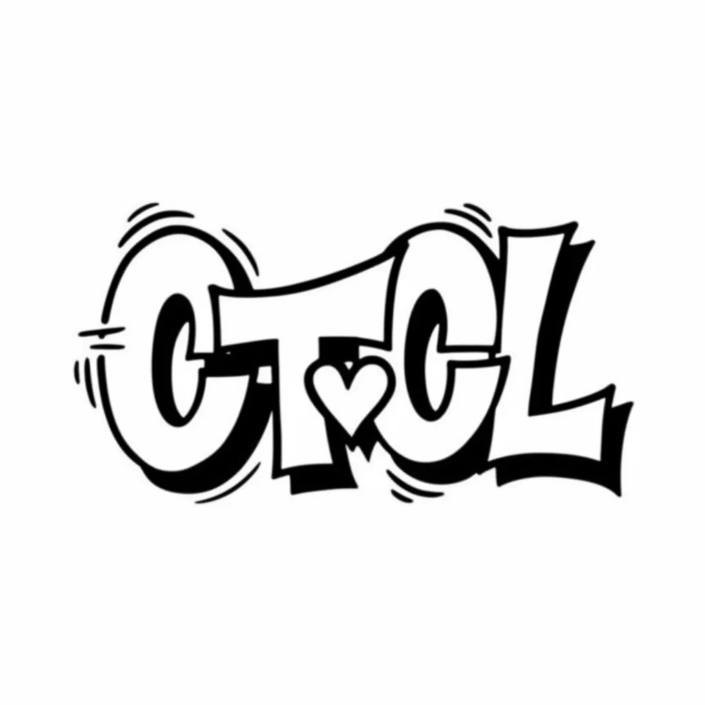 CT❤️CL Graffiti Tattoo Design: A Unique and Trendy Tattoo Idea CT❤️CL Graffiti Tattoo Design: A Unique and Trendy Tattoo Idea