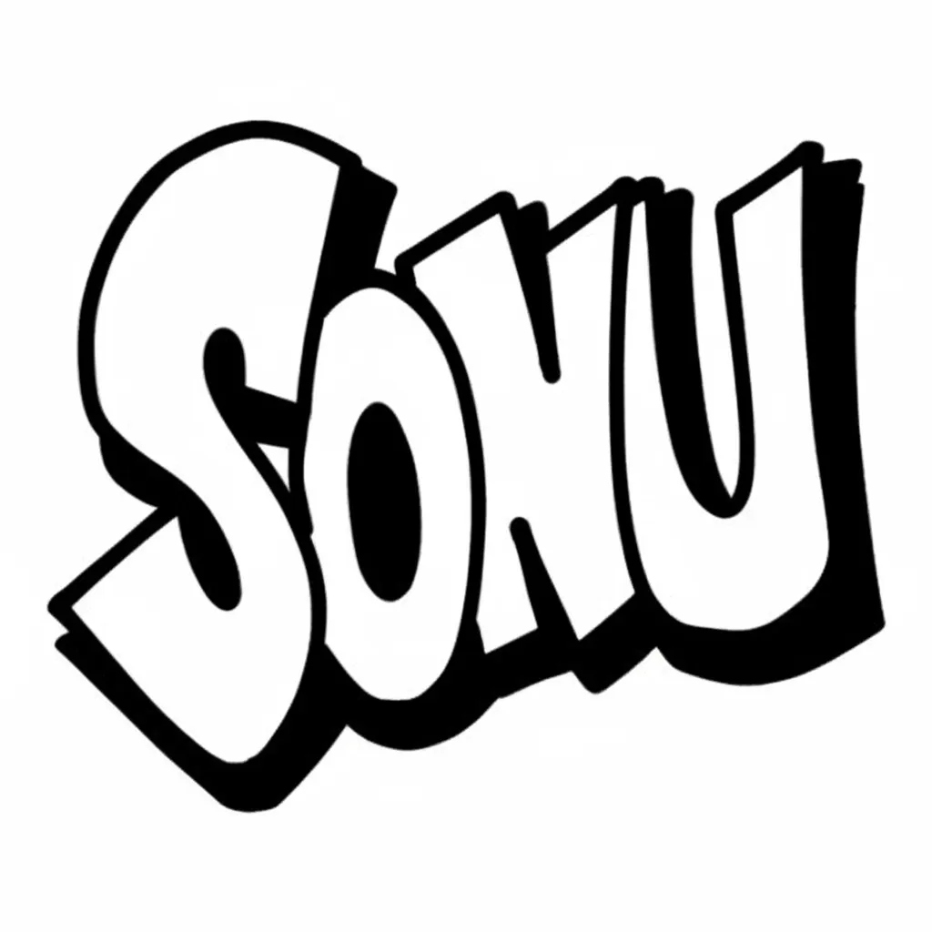 SONU Graffiti Tattoo Design - Custom Name Tattoo Idea