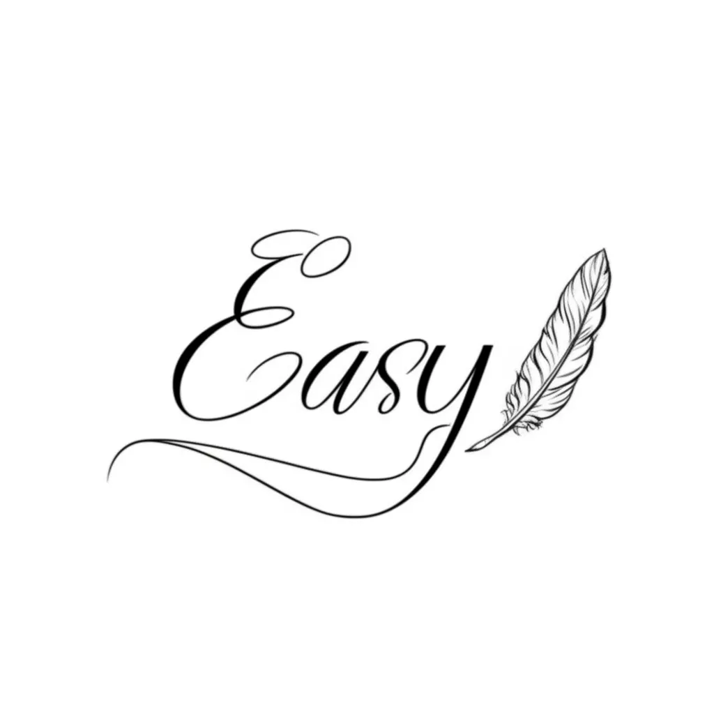 Minimalist Native American Feather Tattoo Design