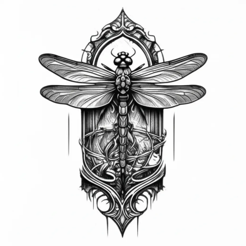 Dragonfly Memorial Tattoo for Mom - 'Love Mama' Design Dragonfly Memorial Tattoo for Mom - 'Love Mama' Design