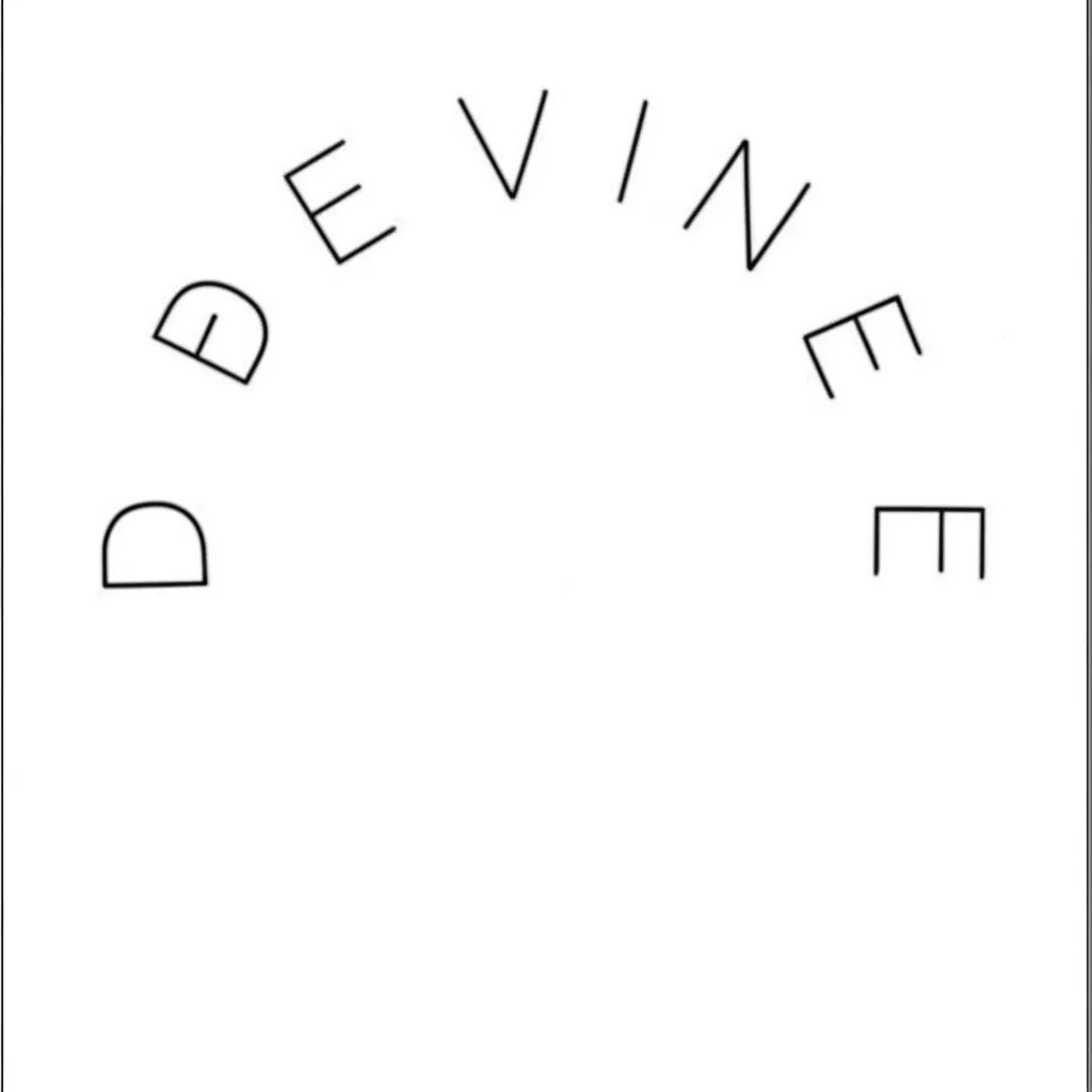 Minimalist 'Devine Around the Clock' Tattoo Design
