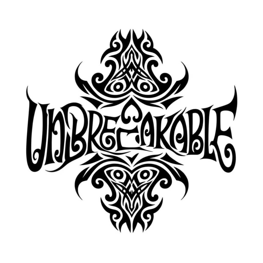 Unbreakable Tribal Tattoo Design Unbreakable Tribal Tattoo Design