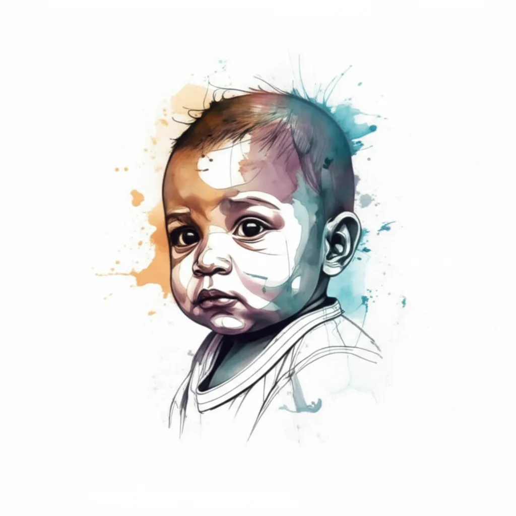 Aymire Watercolor Portrait Tattoo Design Aymire Watercolor Portrait Tattoo Design