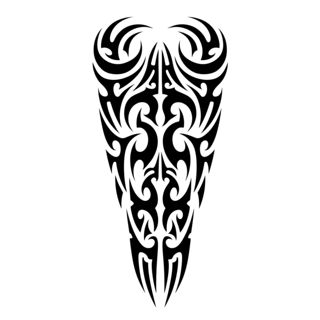 Tribal Arm Sleeve Tattoo: Anger, Love & Strength Design